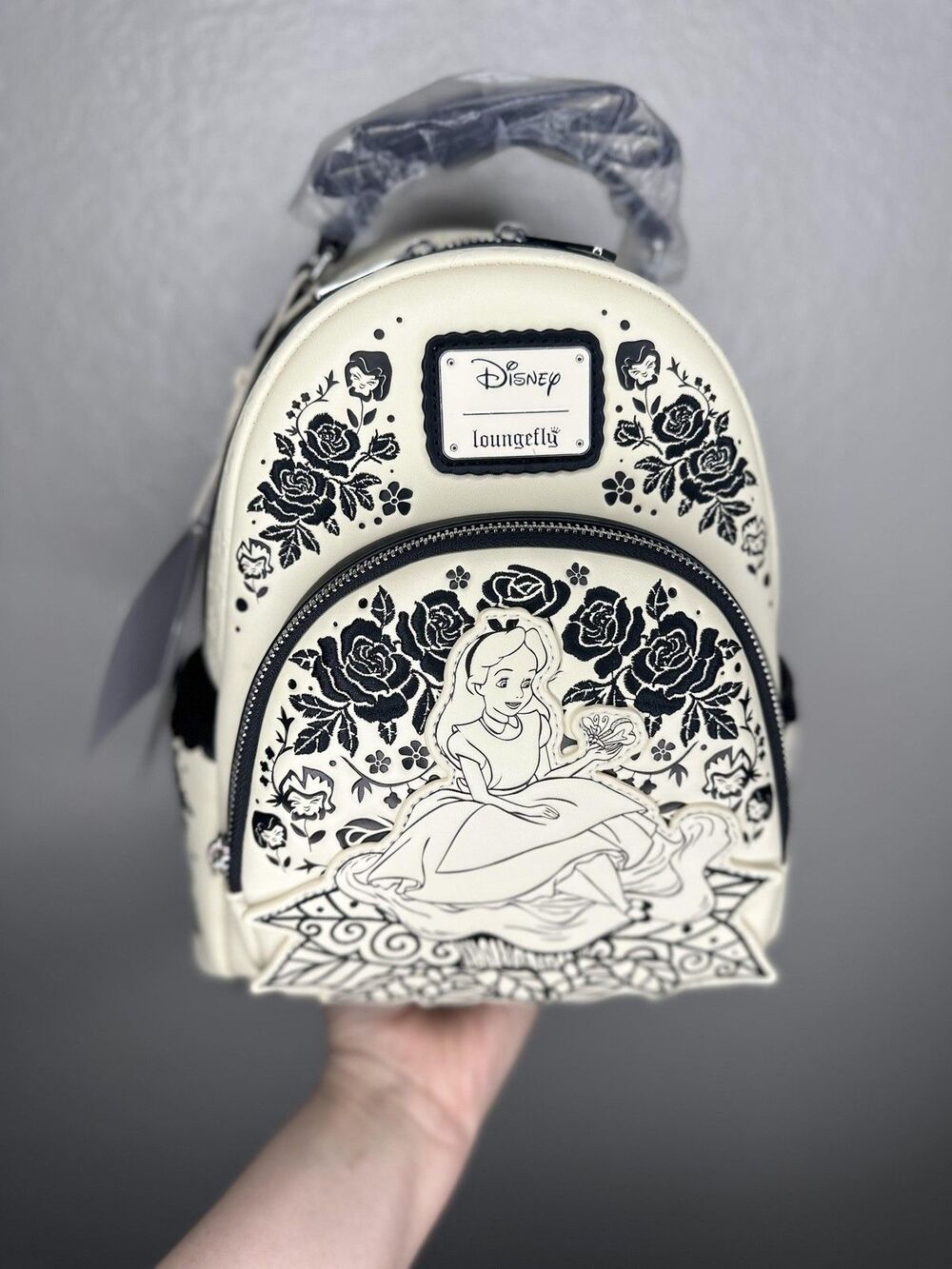 NEW Loungefly UNRELEASED Disney Alice In Wonderland Sketch Mini Backpack Rare